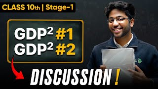 Class 10th GDP²  1 amp 2 Discussion 🔥  Shobhit Nirwan [upl. by Inaboy]