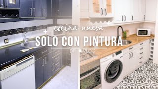 REMODELACIÓN DE COCINA CON POCO DINERO💰😱 KITCHEN REMODELING LOW COST  Proceso al completo [upl. by Dru2]