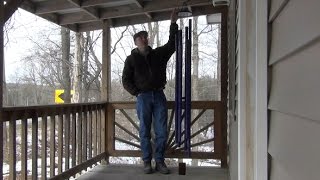 Handmade 7 Foot Anodized Wind chimes [upl. by Norted]