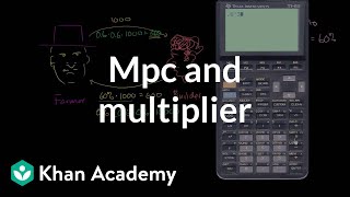 MPC and multiplier  Macroeconomics  Khan Academy [upl. by Eolcin]