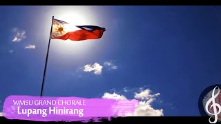 Lupang Hinirang by the WMSU Grand Chorale Studio Record [upl. by Ilatan]