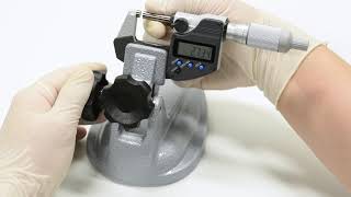 Tutorial Zero adjustment on a 01 inch digital micrometer [upl. by Parsaye]