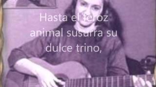 Violeta Parra  Volver a los 17  Letra [upl. by Symon135]