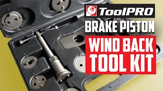 ToolPRO Brake Piston Wind Back Tool Kit [upl. by Revart887]