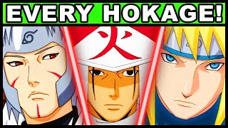 All 7 Hokage and Their Powers Explained Naruto Shippuden  Boruto Every Hokage [upl. by Airitac]