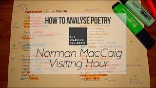 Norman MacCaigs quotVisiting Hourquot  How to Analyse Poetry [upl. by Elamor]