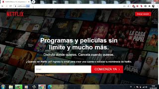 Como SUSCRIBIRSE a NETFLIX  Crea tu cuenta desde cero Rápido Fácil y Sencillo 2020 [upl. by Eanaj464]