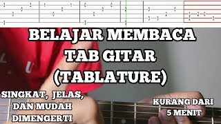 Belajar Membaca Tab Gitar  Tutorial [upl. by Bekha]