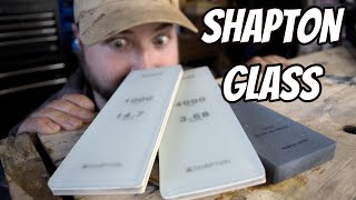 My New  SHAPTON GLASS  Sharpening Stones [upl. by Nailil]