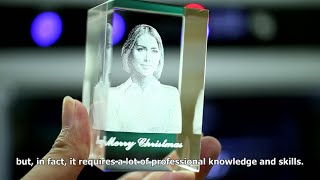 HOW TO MAKE A 3D CRYSTAL PHOTO [upl. by Romina]