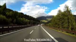 Driving Through Alps From Vipiteno  Sterzing Italy To Sindelsdorf Germany [upl. by Eilema]