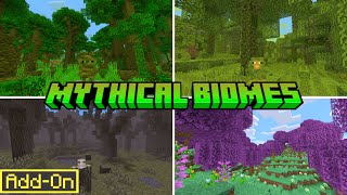 MORE BIOMES ADDON For Minecraft Bedrock 121 [upl. by Bocock]