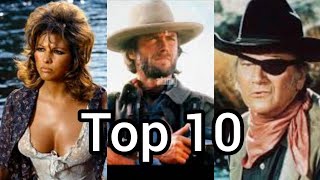 Top 10 Western Movie Scenes [upl. by Marlowe]