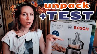 Review of BOSCH Multitalent 8 kitchen food processor [upl. by Ellehsal]