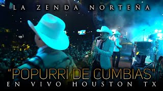 La Zenda Norteña  Popurri De Cumbias En Vivo Houston [upl. by Peti399]