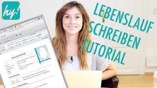 Lebenslauf schreiben Muster  MacBook Word Tutorial [upl. by Plantagenet]