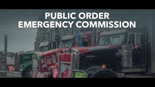 Public Order Emergency Commission Hearing LIVE [upl. by Awhsoj]