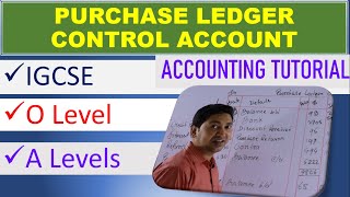 How to Prepare PURCHASE LEDGER CONTROL ACCOUNT [upl. by Dnilasor]