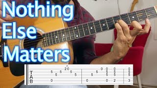 Nothing Else Matters  Metallica  Nasıl Çalınır Gitar dersi Guitar Lesson amp Tutorial [upl. by Eanwahs]