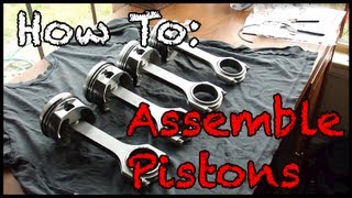 How to Assemble Pistons with Rods [upl. by Seftton]