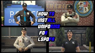 UPDATED How to Install Uniforms for LSPDFR [upl. by Mcmurry]