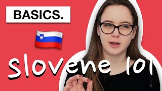 Learn Slovenian  Basics  Slovene 101 [upl. by Maxi451]