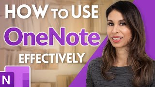 How to Use OneNote Effectively Stay organized with little effort [upl. by Lesnah]