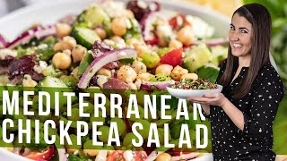 Mediterranean Chickpea Salad [upl. by Hach]