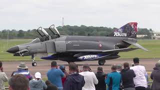 F4 Phantoms departure from Fairford [upl. by Sathrum]