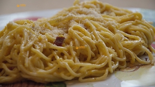 Spaghetti Carbonara Recipe  Pasta Karbonara Sašina kuhinja [upl. by Eeclehc]