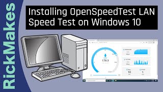 Installing OpenSpeedTest LAN Speed Test on a Windows 10 [upl. by Uzial506]