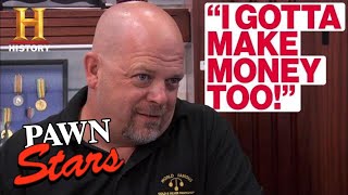 Pawn Stars quotI Gotta Make Money Tooquot 8 BRUTAL NEGOTIATIONS  History [upl. by Willumsen]