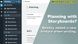 Reedsy Added Planning Boards to the Writing App [upl. by Jobi]