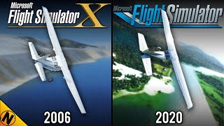 Flight Simulator 2020 vs Flight Simulator X  Direct Comparison [upl. by Eniloj399]