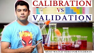 CALIBRATION VS VALIDATION I VERY EASY WAY IN HINDI [upl. by Anih]