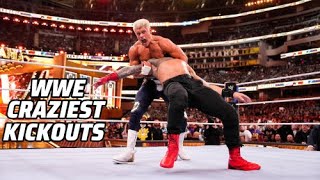 WWE Craziest Kickouts Compilation 1 [upl. by Notaes]