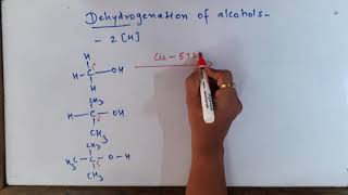 Dehydrogenation of alcohols Class XII [upl. by Neleag]