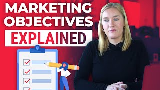 Marketing Objectives Explained  10 Examples [upl. by Ahsel]