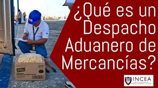 ¿Qué es un Despacho Aduanero de Mercancías [upl. by Paquito]