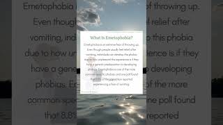 What is Emetophobia [upl. by Finstad752]