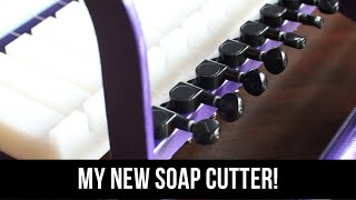 My New Soap Cutter Demo and Tips  Royalty Soaps [upl. by Scurlock404]