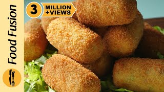 Chicken Potato Croquettes Recipe By Food Fusion [upl. by Sib]