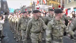 1st FUSILIERS HOME COMING PARADE NEWCASTLE [upl. by Rabaj422]