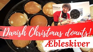 How to make Aebleskiver Danish Christmas donuts and our family traditions [upl. by Dorian]