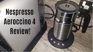 Nespresso Aeroccino 4 Milk Frother Review  Worth upgrading from the Aeroccino 3 [upl. by Sanders]