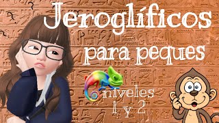 15 Jeroglíficos para peques Tutorial para que los puedan resolver ellos paso a paso Niveles 1 y 2 [upl. by Thoer]