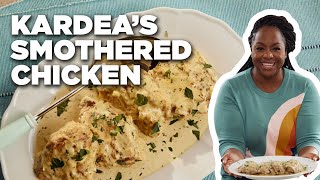 Kardea Browns Carolina Smothered Chicken  Delicious Miss Brown  Food Network [upl. by Collyer]