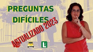 DESCUBRE las 10 PREGUNTAS más DIFÍCILES ⛔ Teórico B 2022 [upl. by Josie]