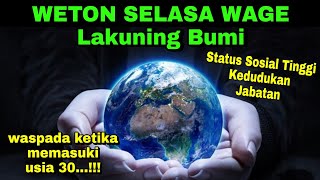 Primbon Jawa  Weton Selasa Wage [upl. by Crary924]