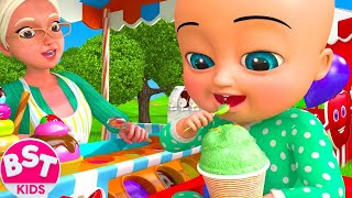 This is Mammas Shop Song  BillionSurpriseToys Nursery Rhymes Kids Songs [upl. by Ruhtracam231]